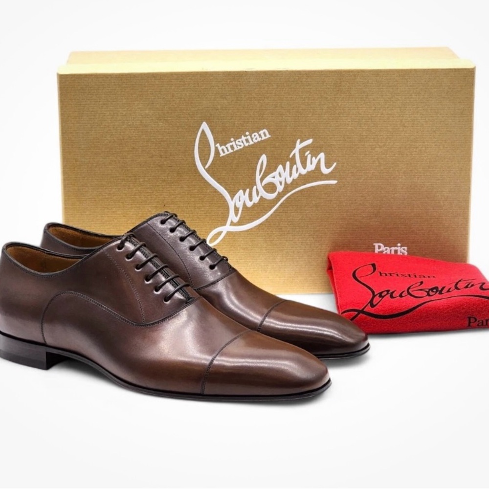Christian Louboutin Men's Dark Brown Oxfords BRAND NEW!